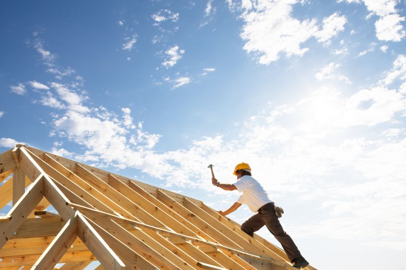 A Frame Roof Installation in Henry County, GA