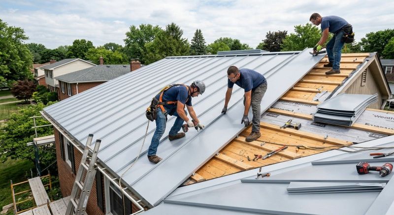Aluminum Roof Installation in Lilburn, GA
