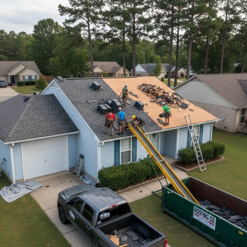 Asphalt Roof Replacement in Lovejoy, GA