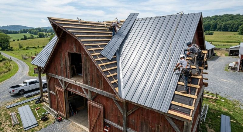 Barn Roof Installation in Henry County, GA