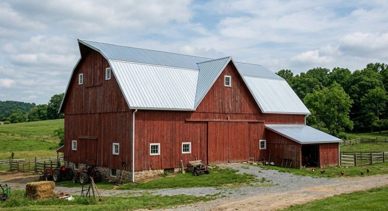 Barn Roof Replacement in Stockbridge, GA
