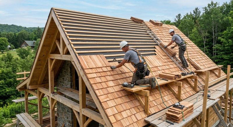 Cedar Roof Installation in Conyers, GA