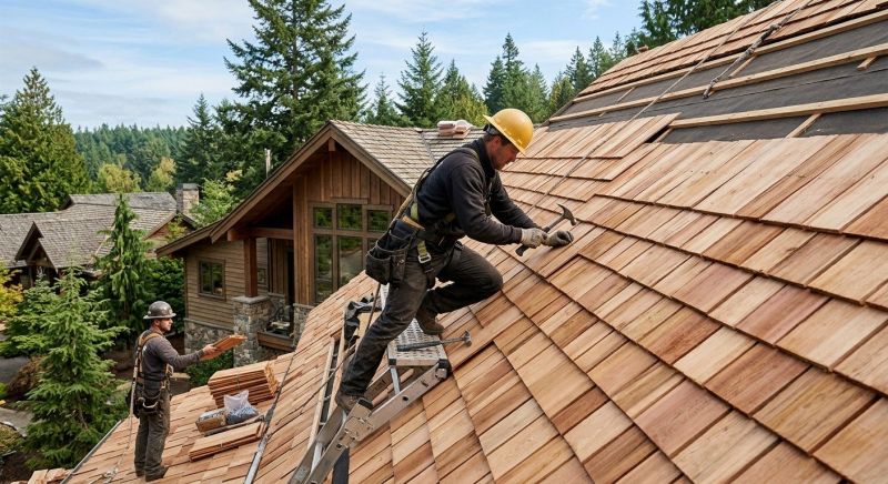 Cedar Roof Installation in Locust Grove, GA