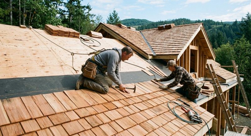 Cedar Roof Installation in Lovejoy, GA