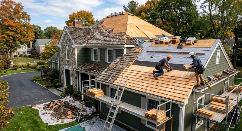 Cedar Roof Replacement in Tyrone, GA