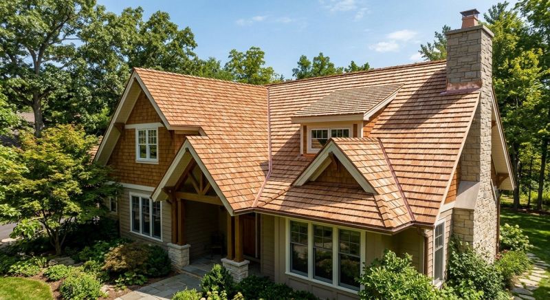 Cedar Shake Roof Construction in Stockbridge, GA