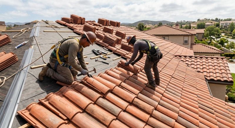 Clay Tile Roofing Installation in Henry County, GA