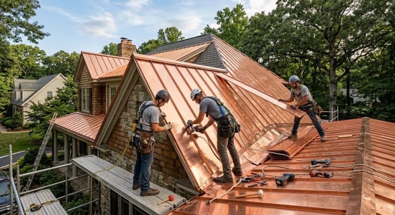 Copper Roof Installation in Henry County, GA