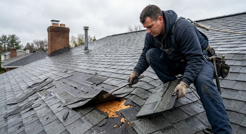 Damaged Roof Replacement in Snellville, GA
