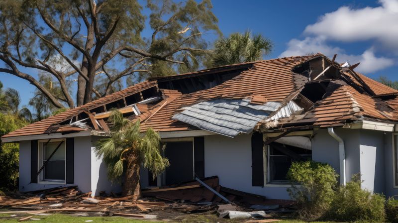 Damaged Roof Replacement in Union City, GA