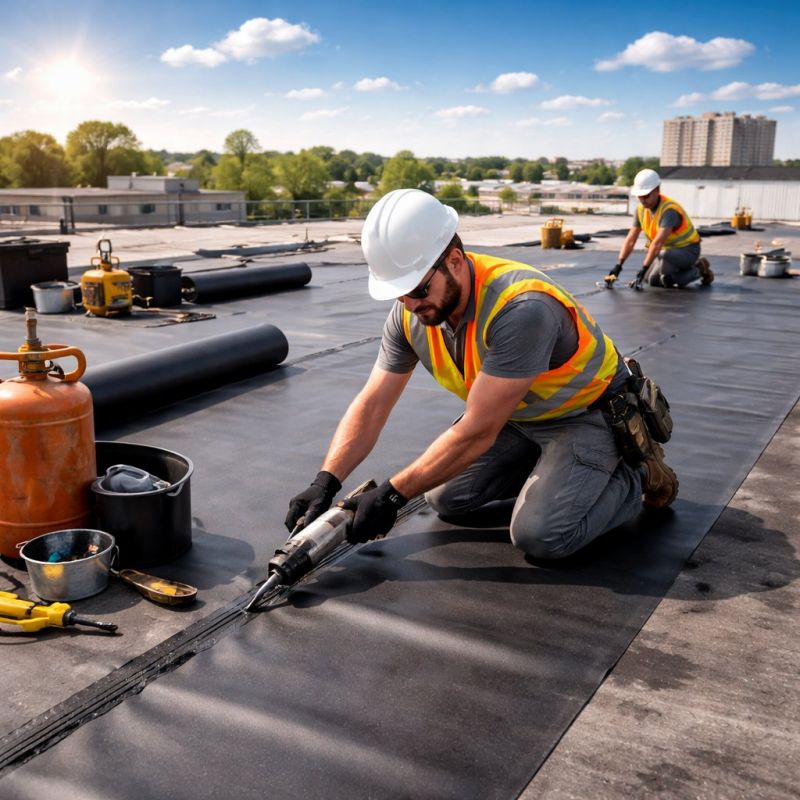 Epdm Roof Installation in Hampton, GA