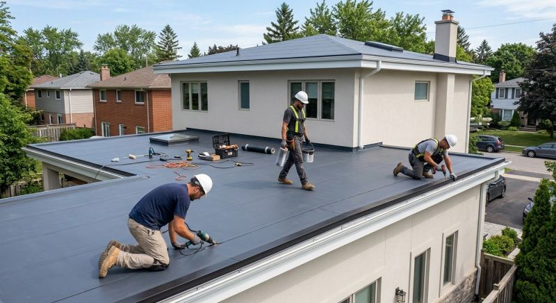 Flat Roof Installation in Hampton, GA