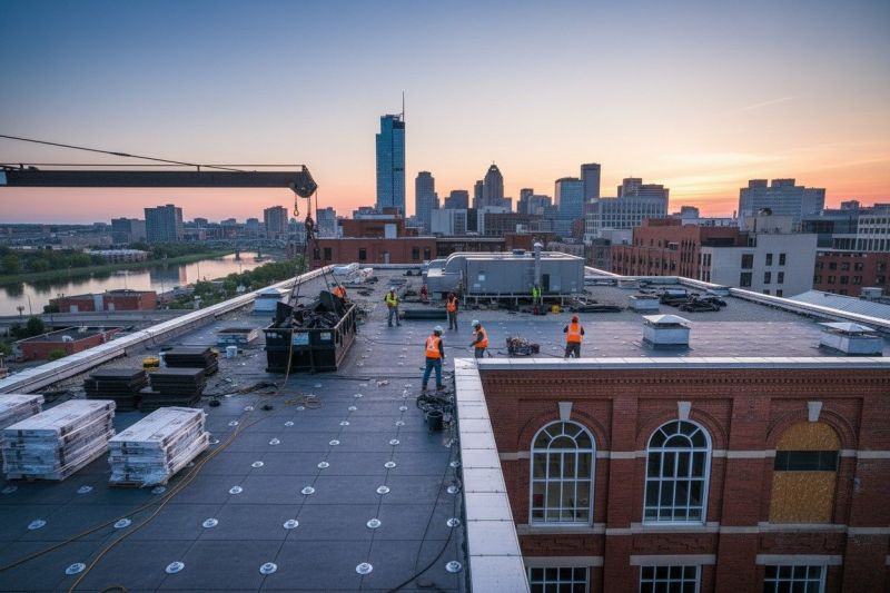 Flat Roof Replacement in Dekalb County, GA