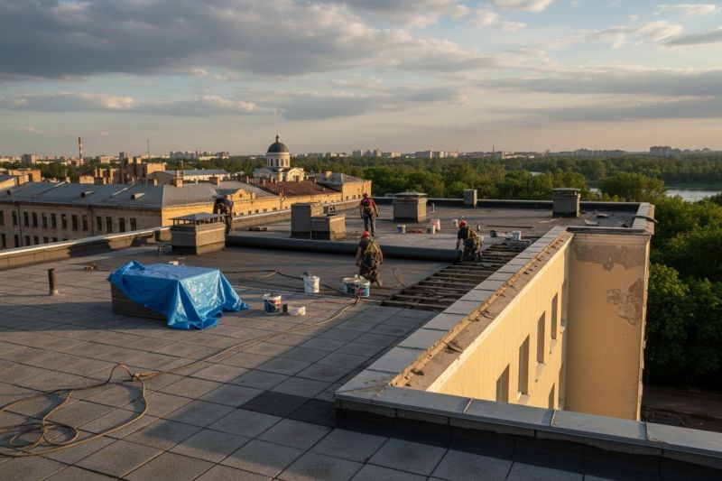 Flat Roof Replacement in Lithonia, GA