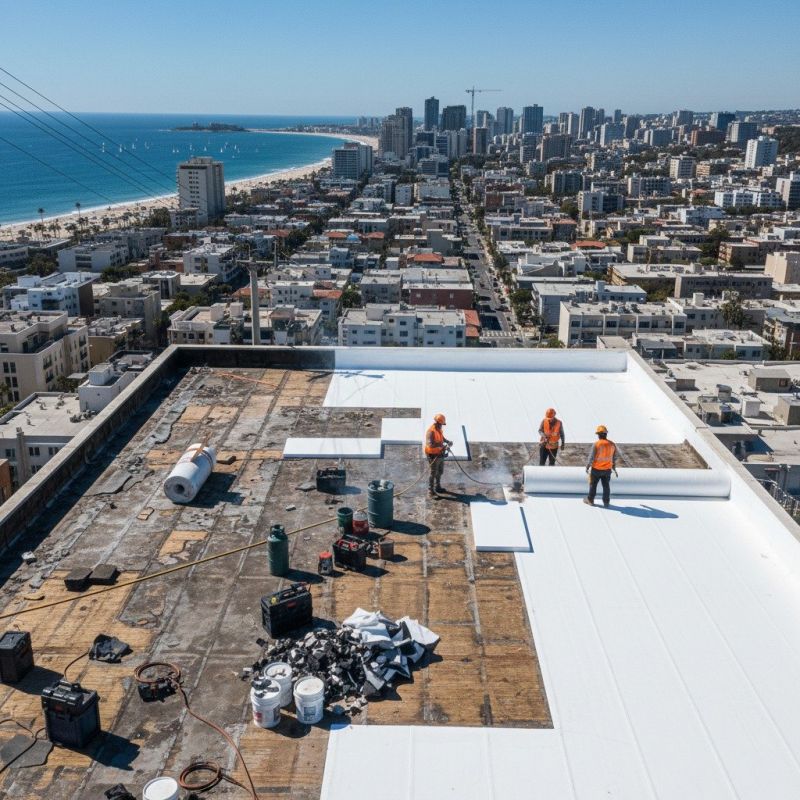 Single Ply Roof Replacement in Fayette County, GA