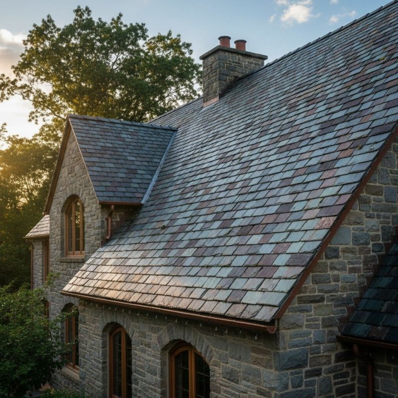 Slate Roof Replacement in Oxford, GA