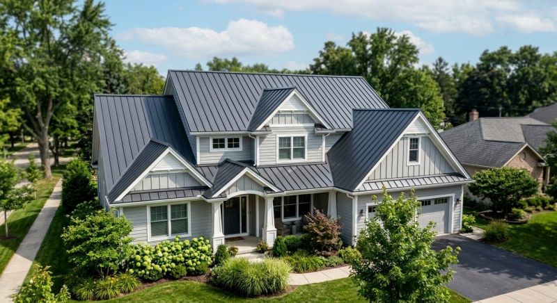 Steel Roof Replacement in Fulton County, GA