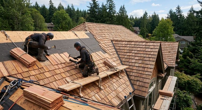 Wood Roofing Installation in Hampton, GA