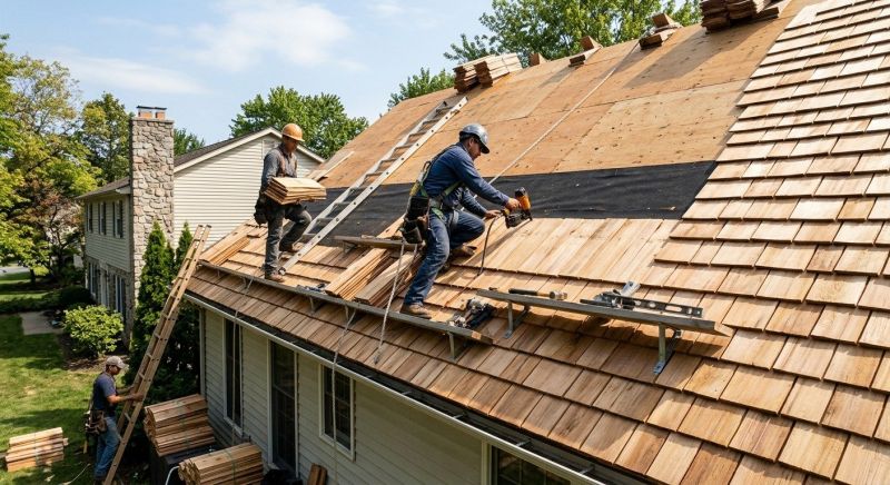 Wood Roofing Installation in Norcross, GA