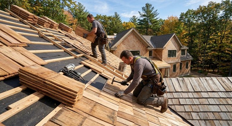 Wood Roofing Installation in Oxford, GA