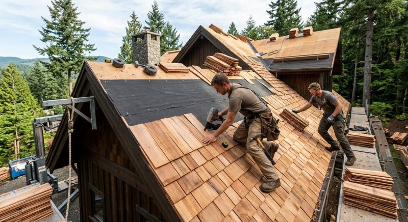 Wood Roofing Installation in Rockdale County, GA