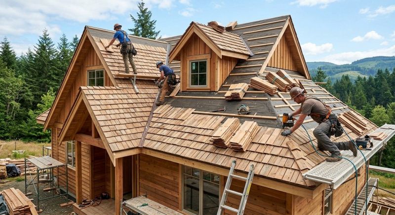 Wood Roofing Installation in Tyrone, GA