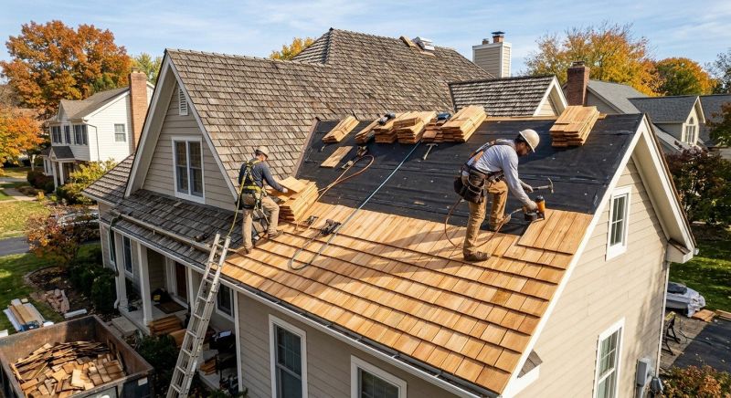 Wood Shake Roof Replacement in Fairburn, GA